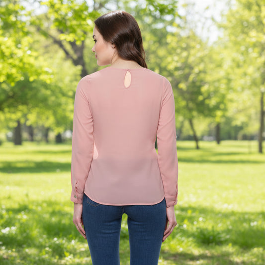 T-Touch Women's Solid Long Sleeve Regular Fit Top