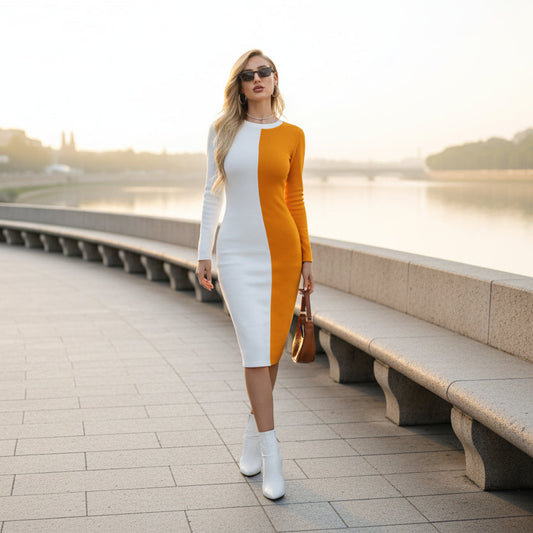 T-Touch Women’s Knitted Stretchable Full Sleeve Bodycon Dress