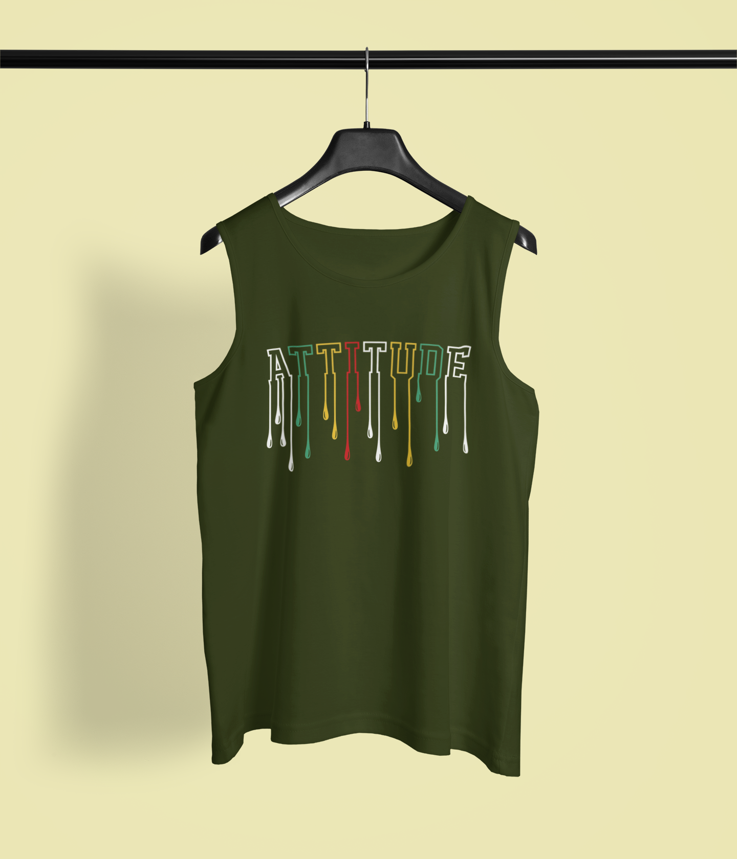 T-Touch Attitude Men's 100% Cotton Sleeveless T-Shirt