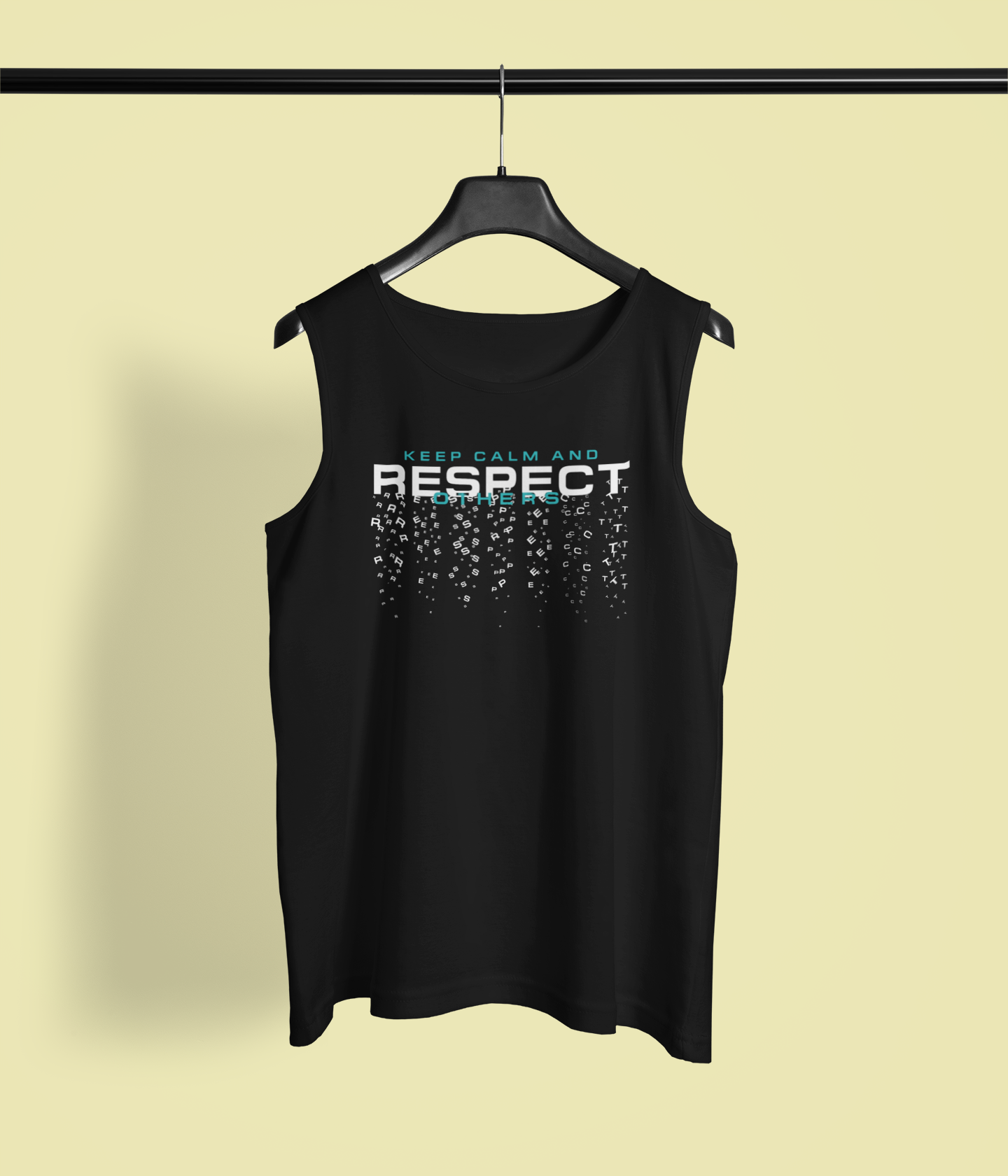 T-Touch Respect Men's 100% Cotton Sleeveless T-Shirt