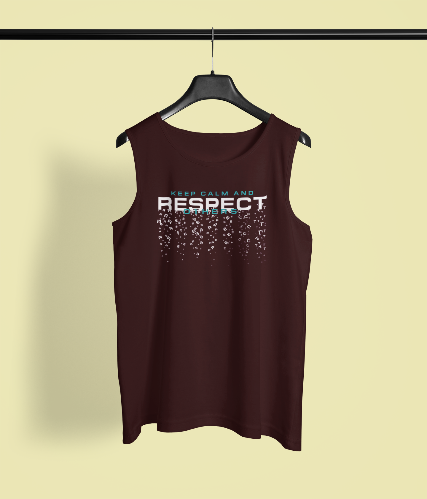 T-Touch Respect Men's 100% Cotton Sleeveless T-Shirt
