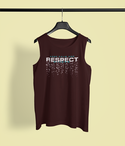 T-Touch Respect Men's 100% Cotton Sleeveless T-Shirt