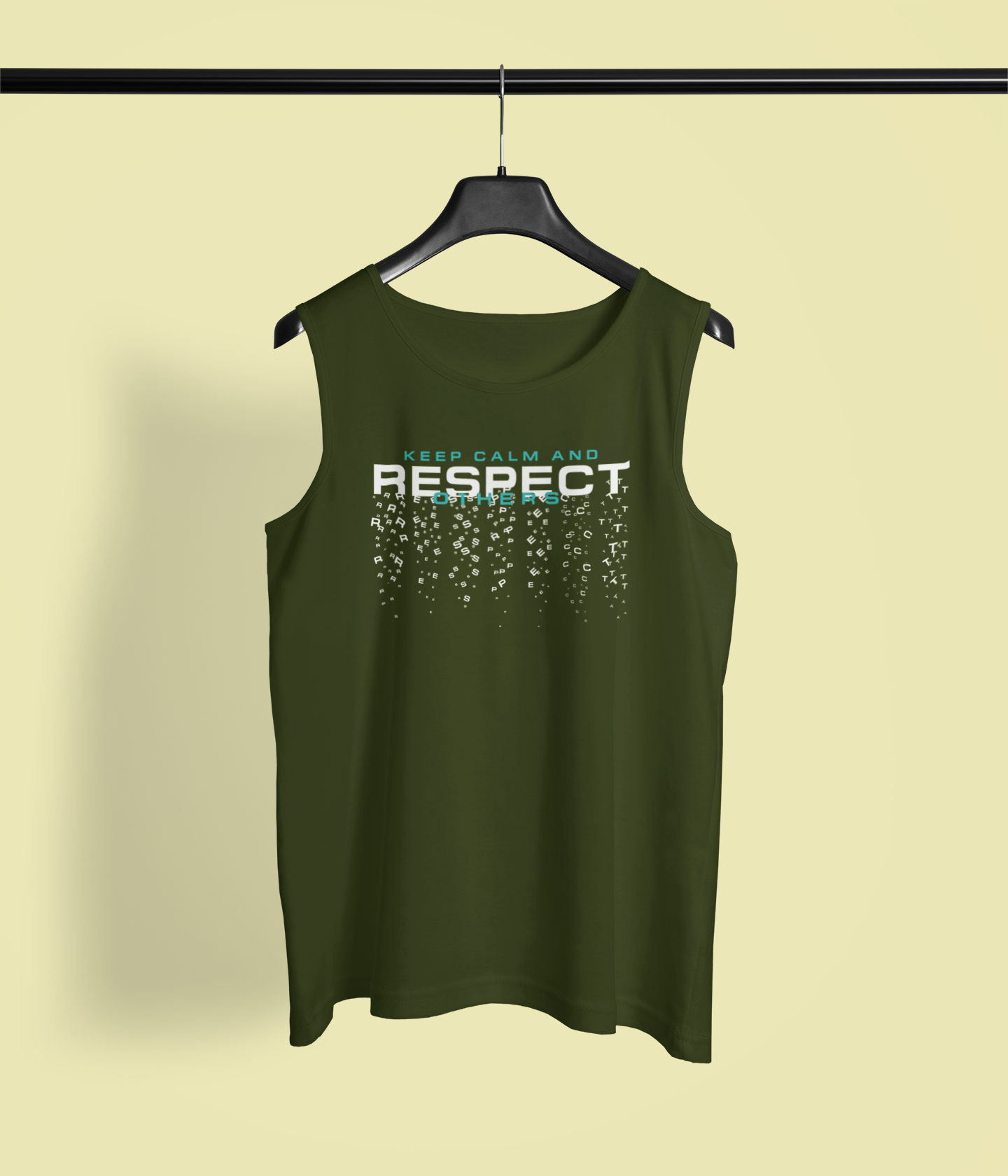 T-Touch Respect Men's 100% Cotton Sleeveless T-Shirt