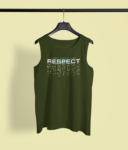 T-Touch Respect Men's 100% Cotton Sleeveless T-Shirt