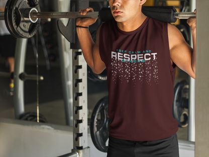 T-Touch Respect Men's 100% Cotton Sleeveless T-Shirt