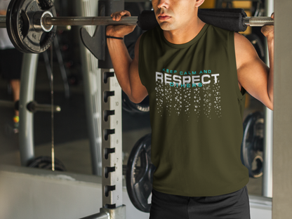 T-Touch Respect Men's 100% Cotton Sleeveless T-Shirt