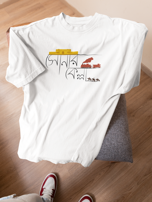 T-Touch Unisex “Sonar Kella” Bengali Printed Cotton T-Shirt