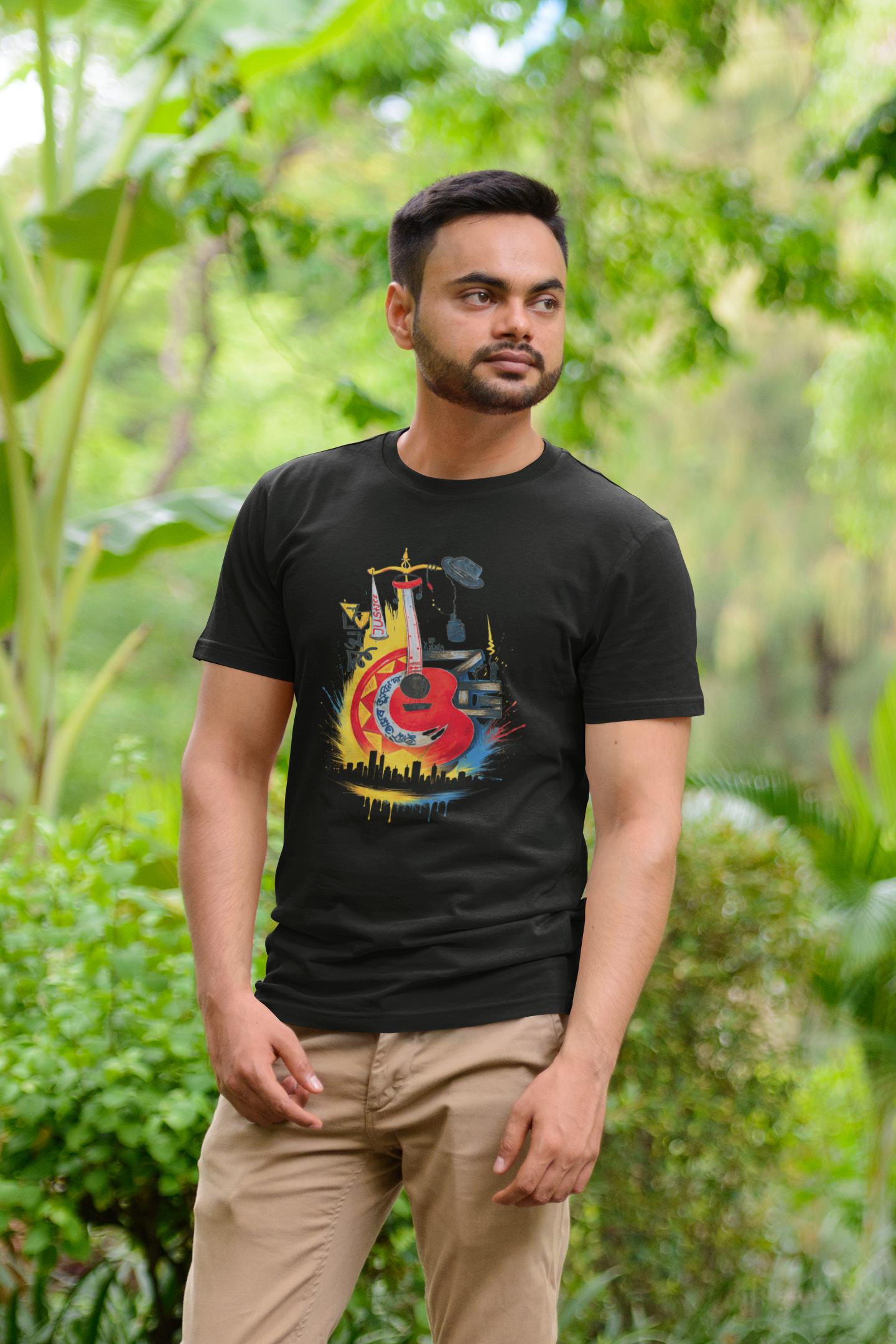 T-Touch Zubeen Garg Tribute 'Justice for ZG' T-Shirt - Unisex Fit